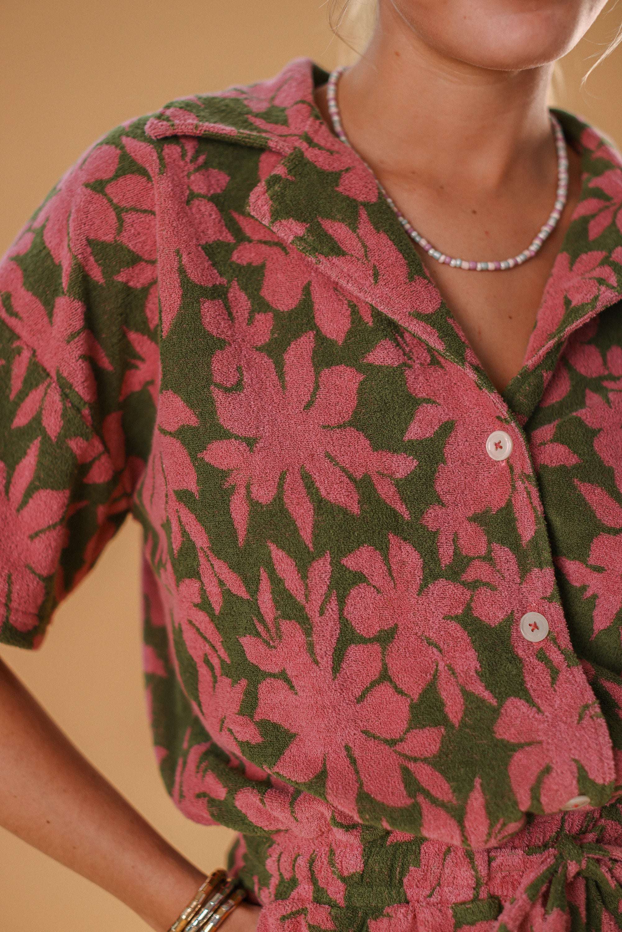 Playsuit Lara Green Palms