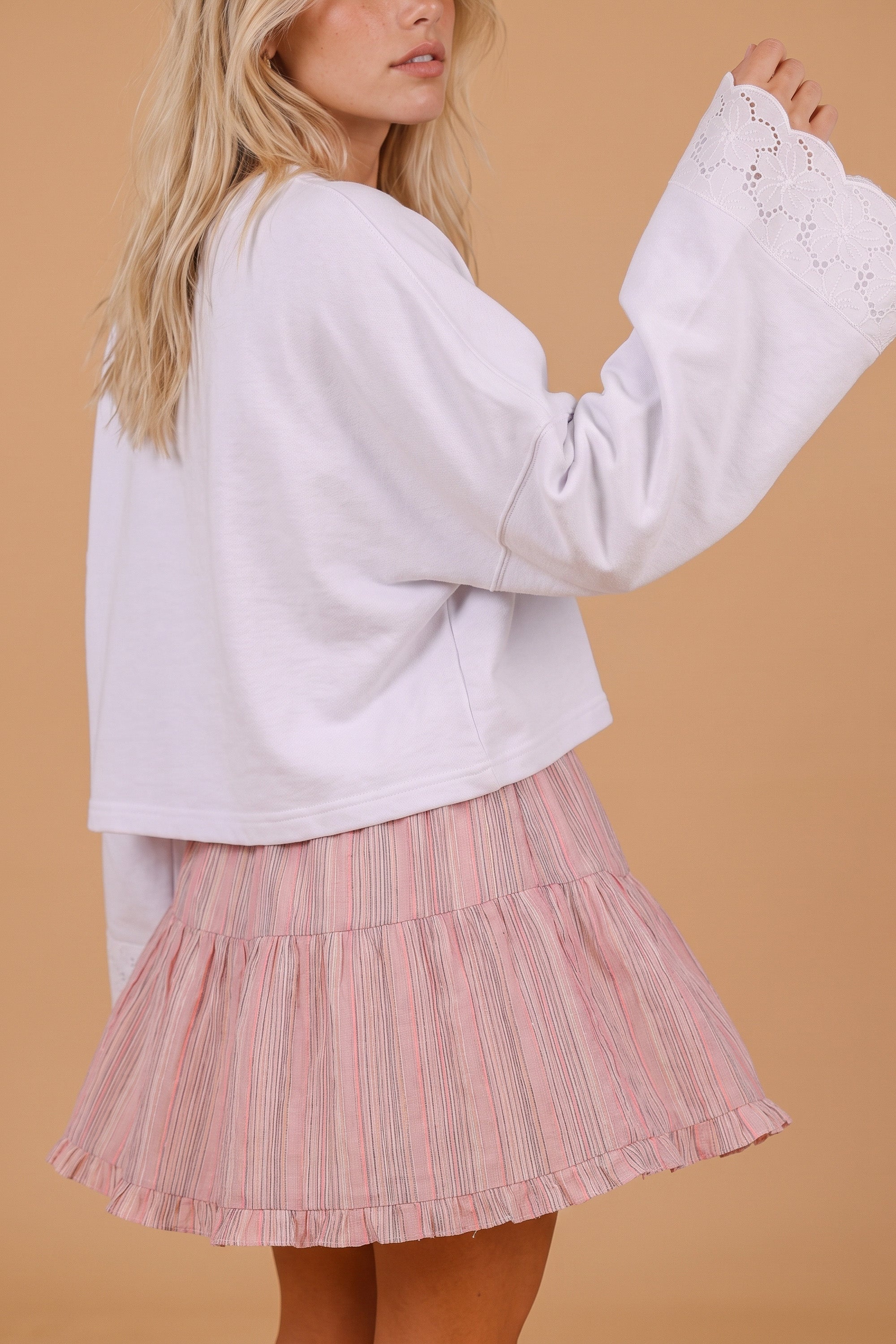 Skirt Liv Pink Stripes
