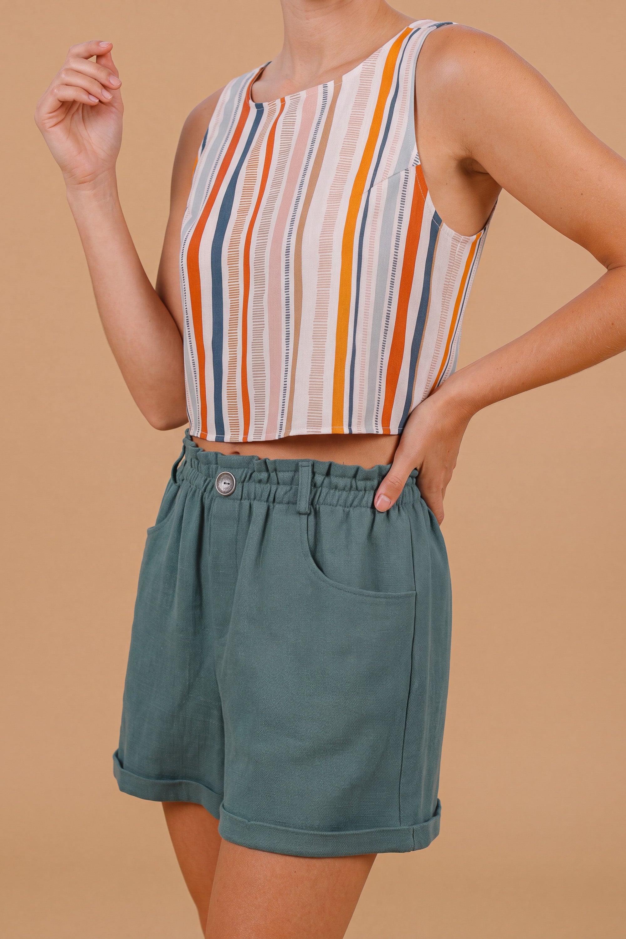 Shorts Lorna Petrol