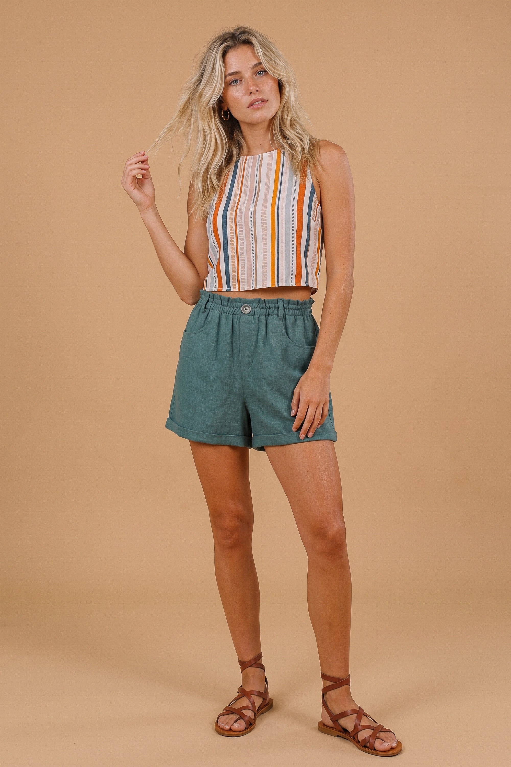 Shorts Lorna Petrol