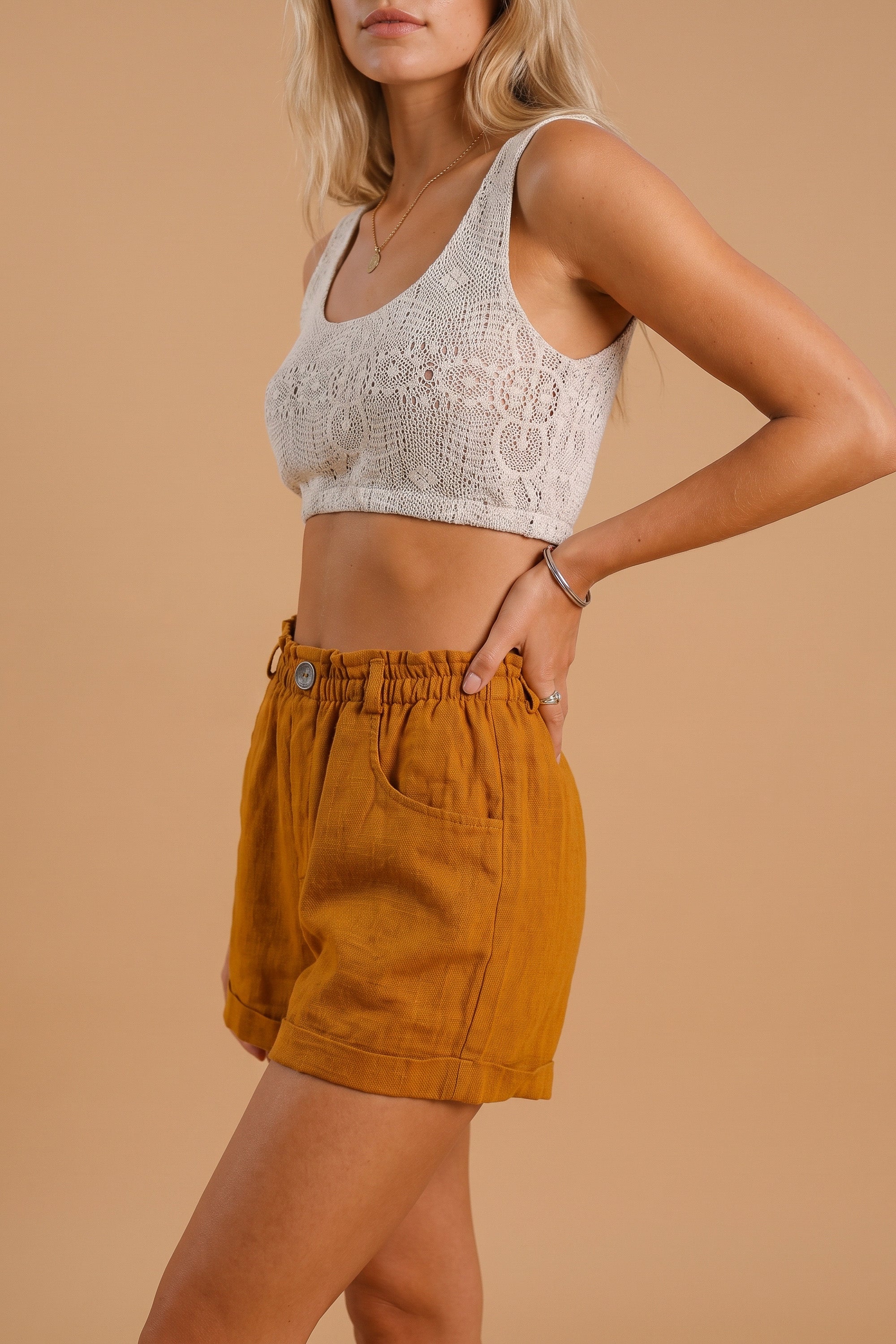 Shorts Lorna Mustard