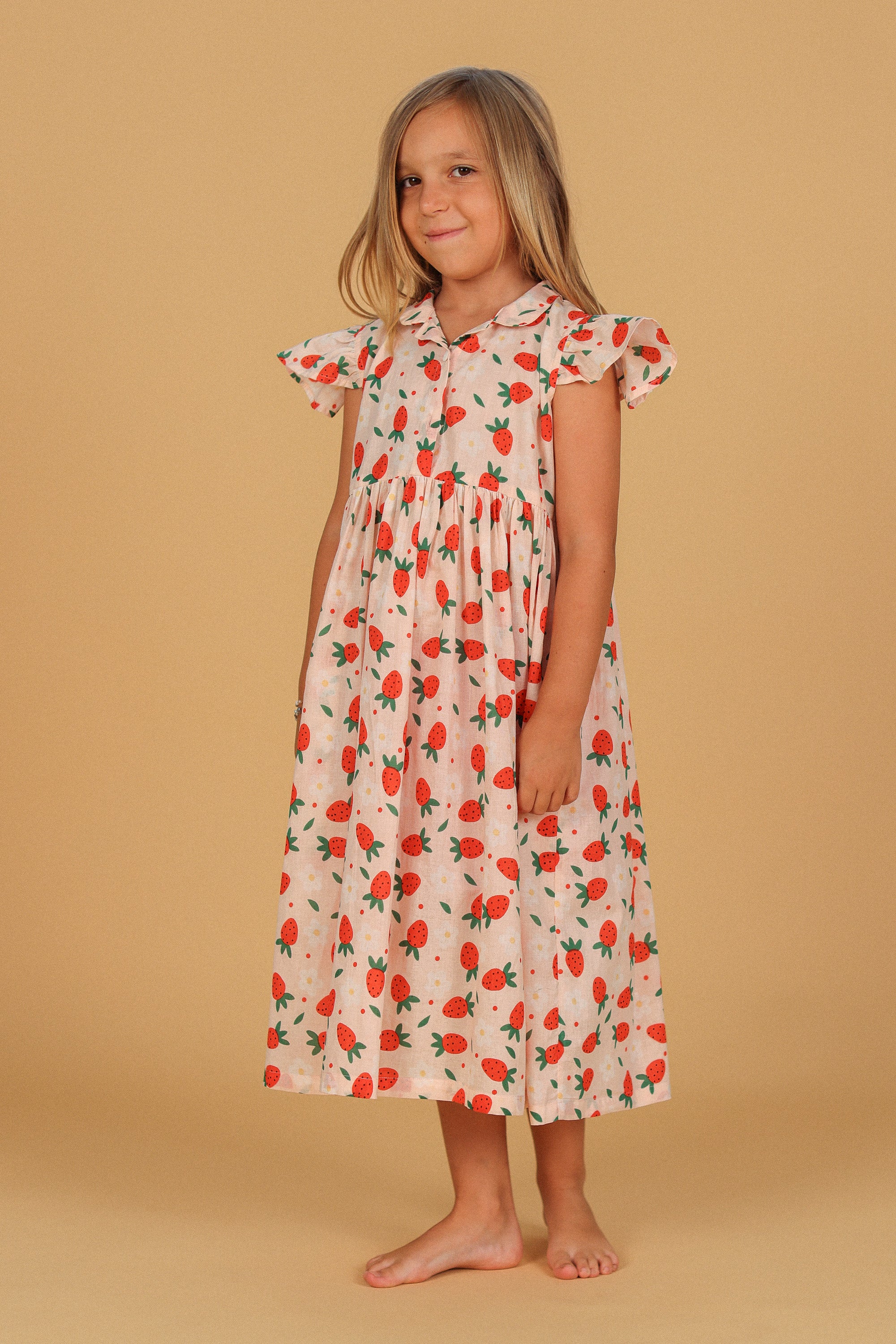 Kids Dress Strawberry Delight