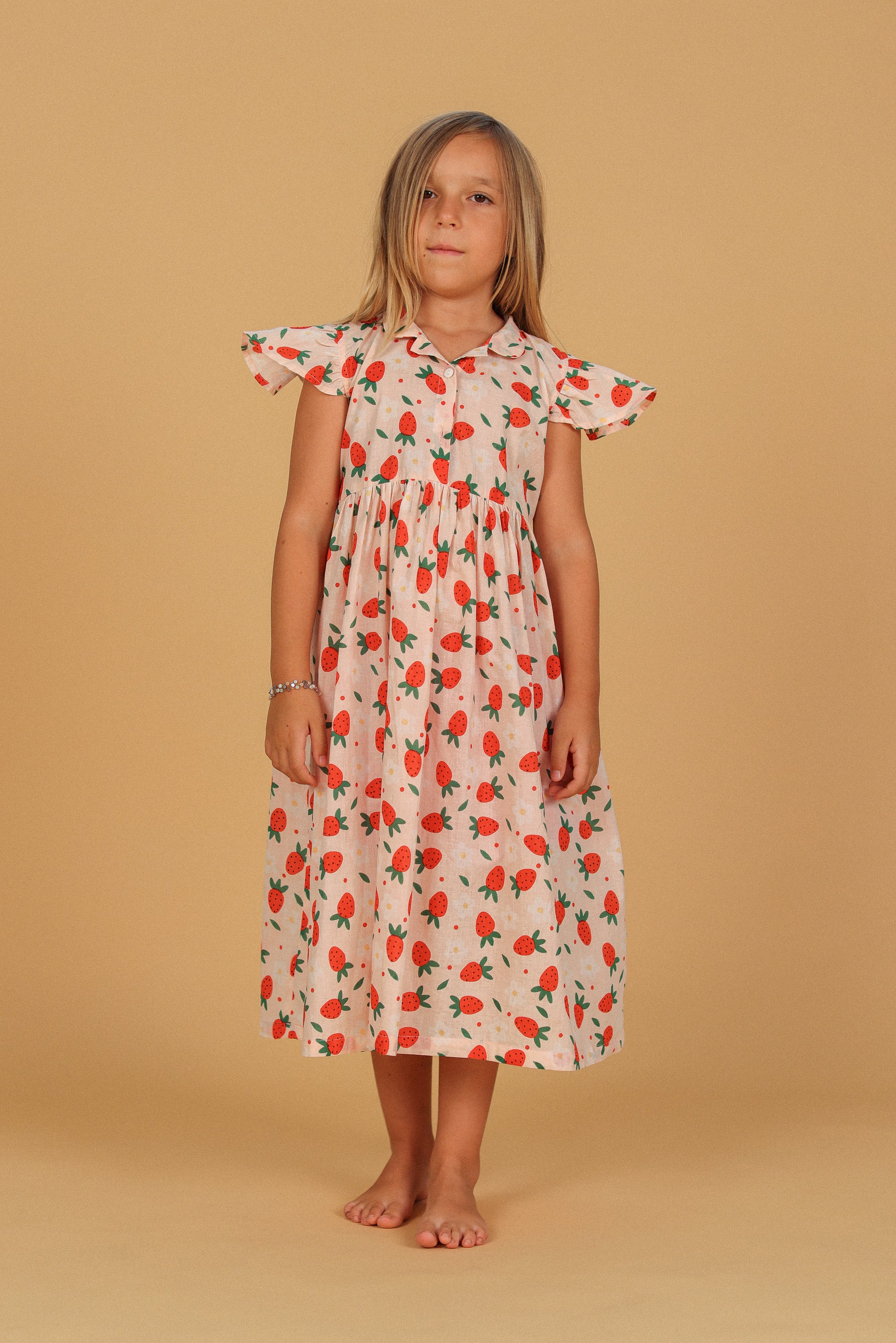 Kids Dress Strawberry Delight