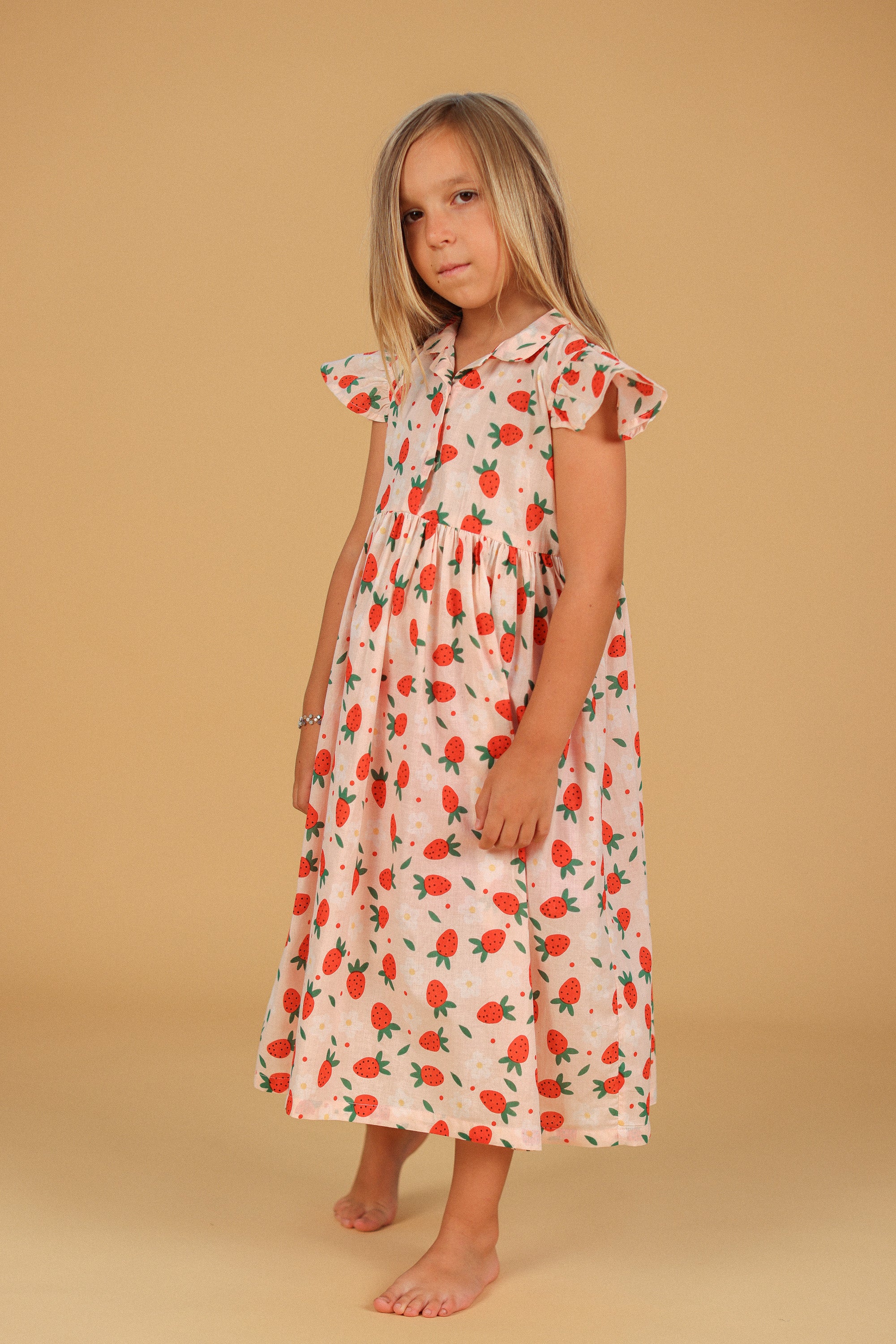 Kids Dress Strawberry Delight
