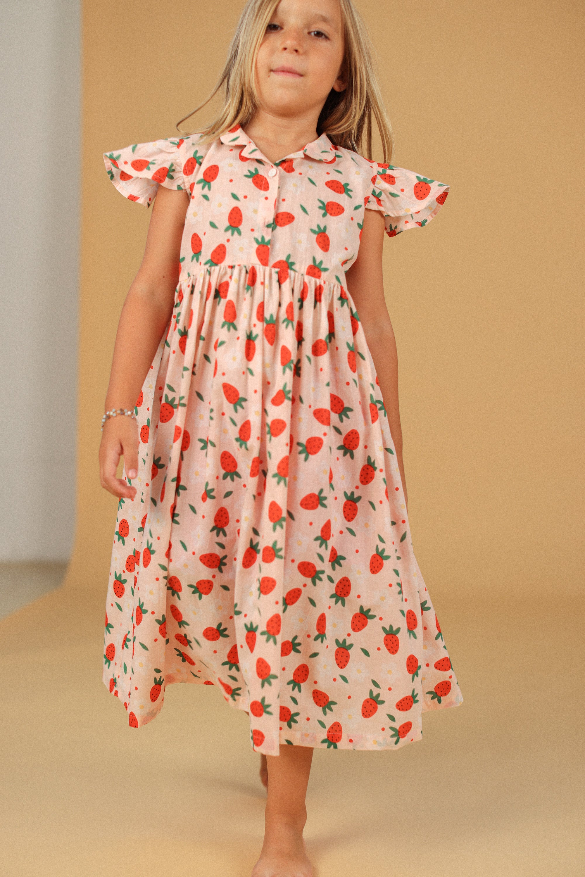 Kids Dress Strawberry Delight
