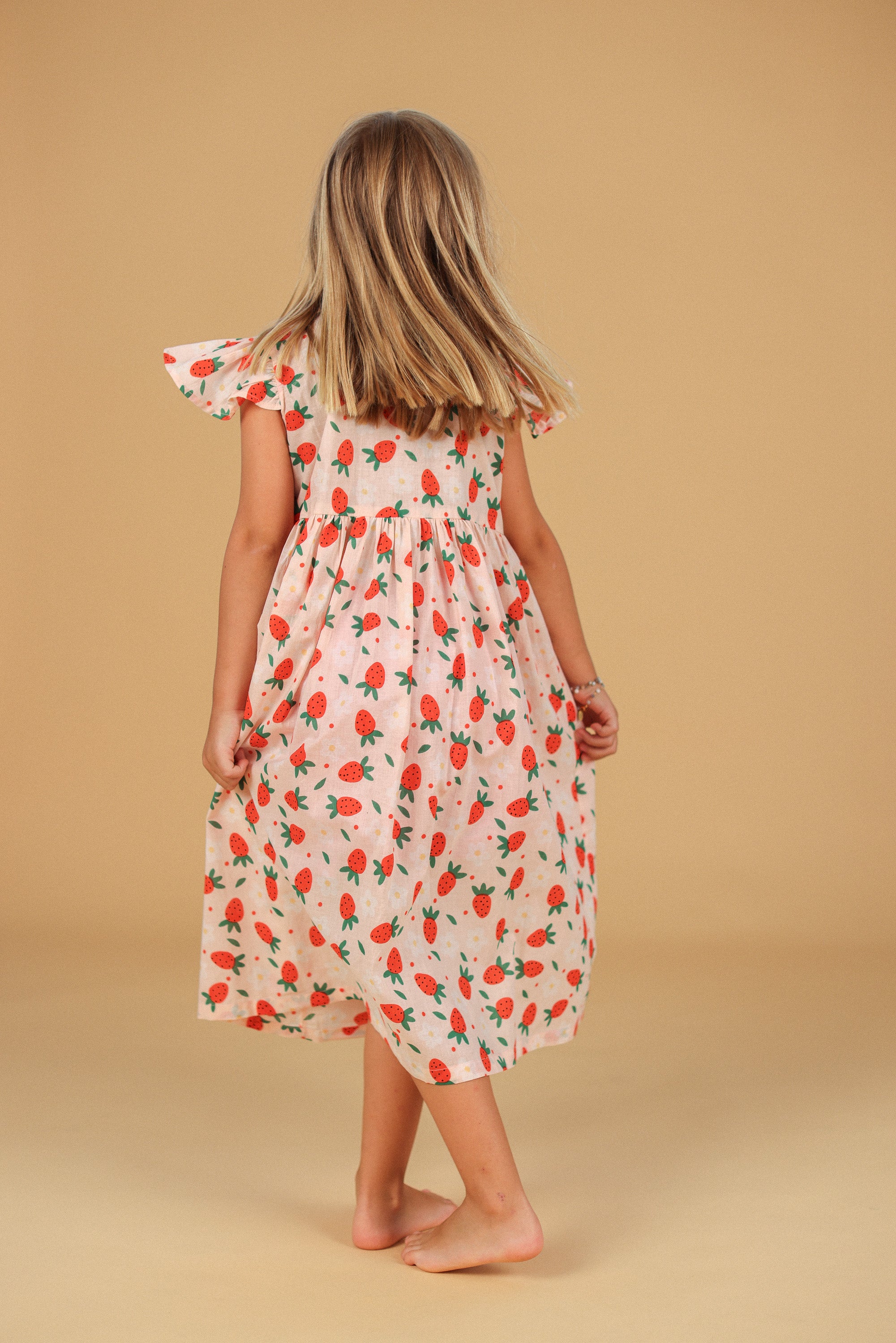 Kids Dress Strawberry Delight