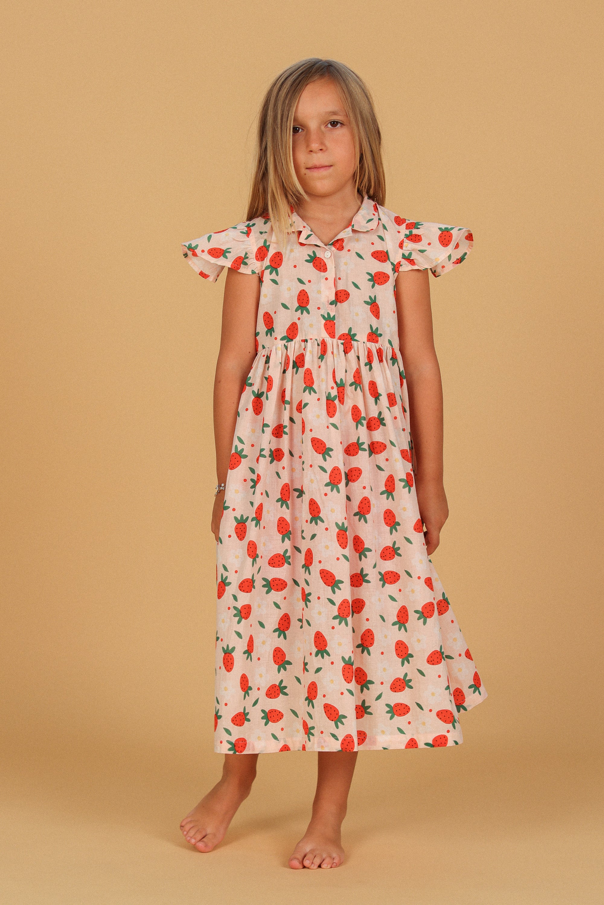 Kids Dress Strawberry Delight