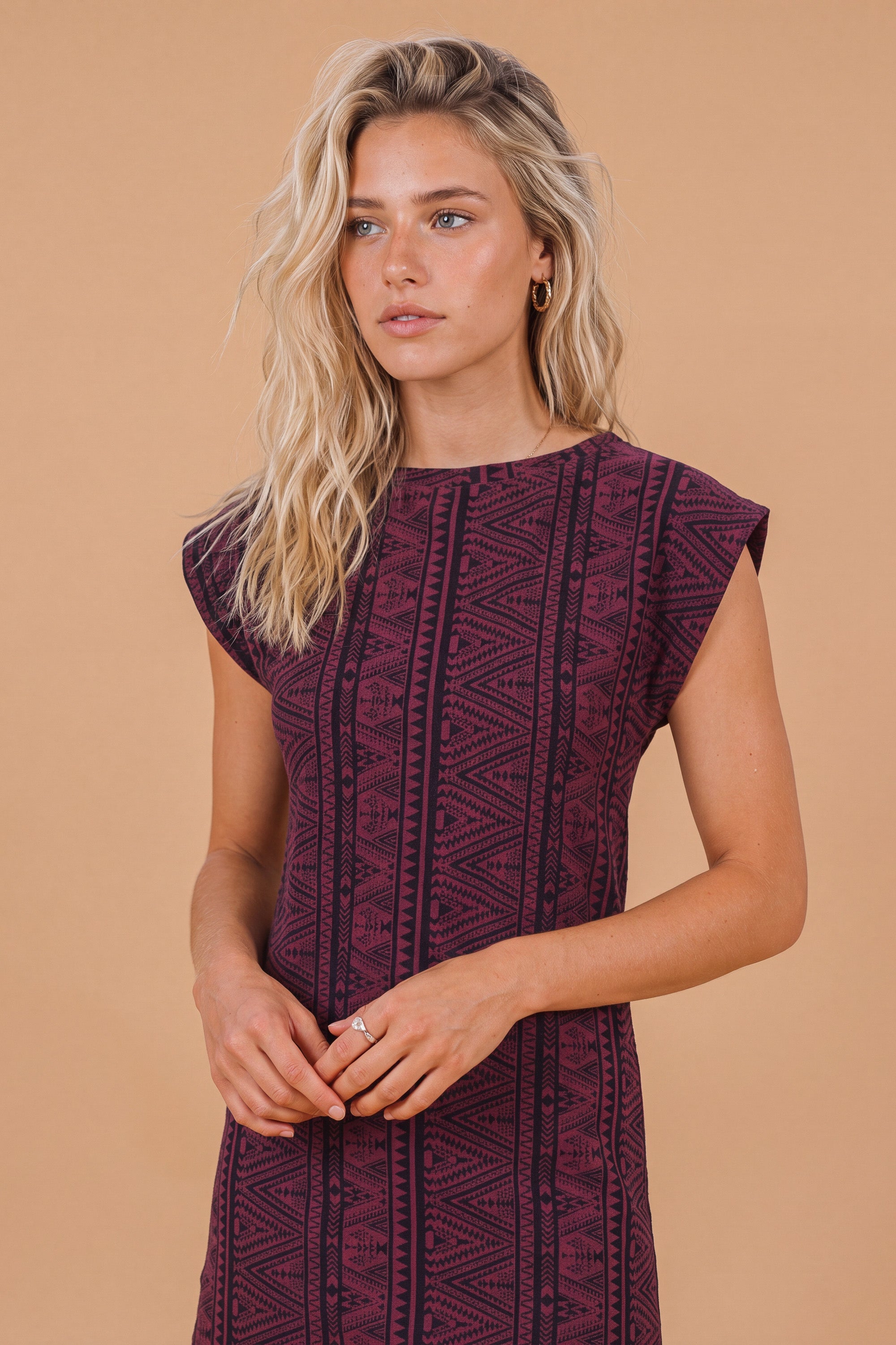 Dress Fae Stonewashed Aztec