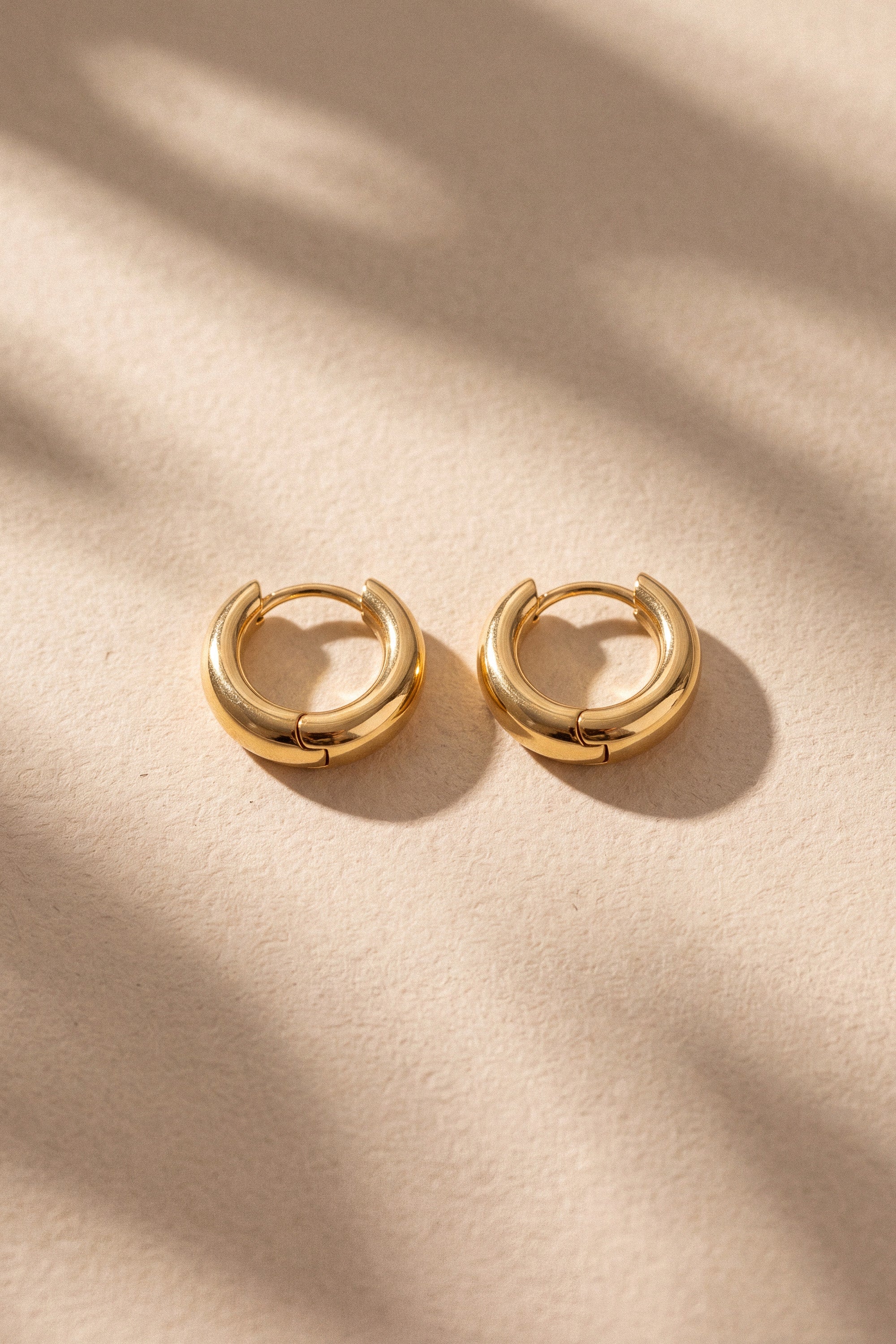 Earrings Circle Mini Gold