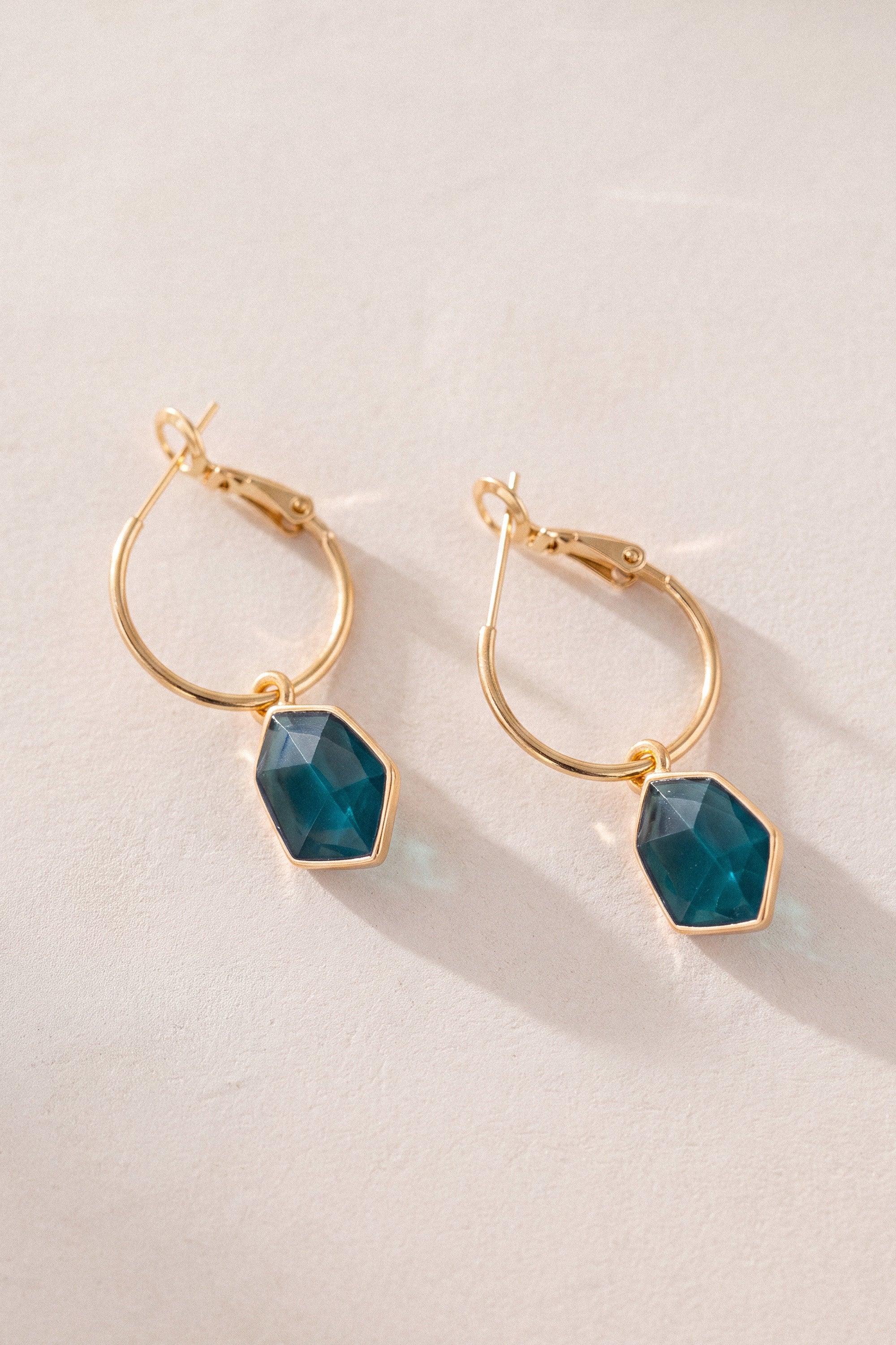 Earrings Infinity Green
