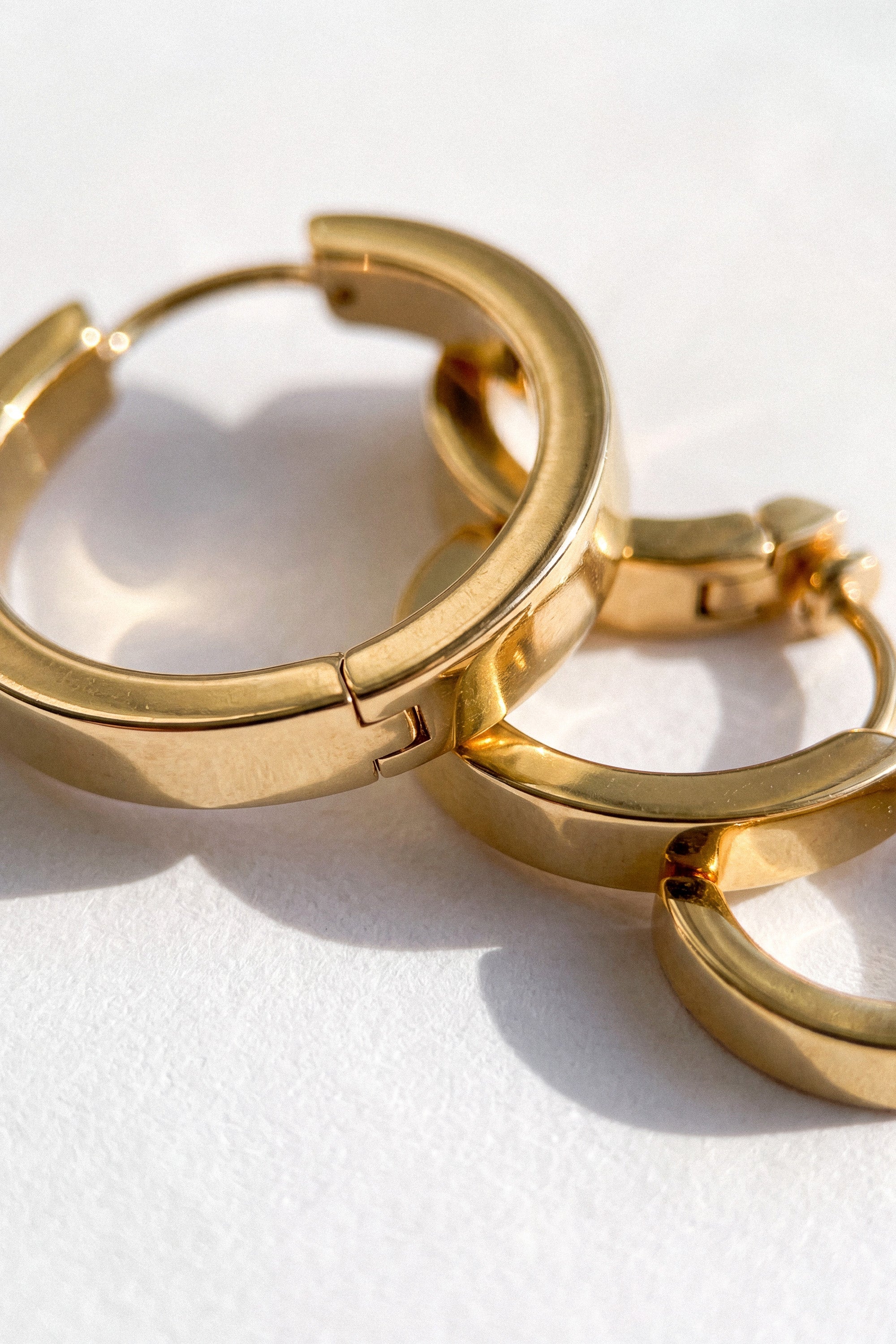 Earrings Hoops Family Gold