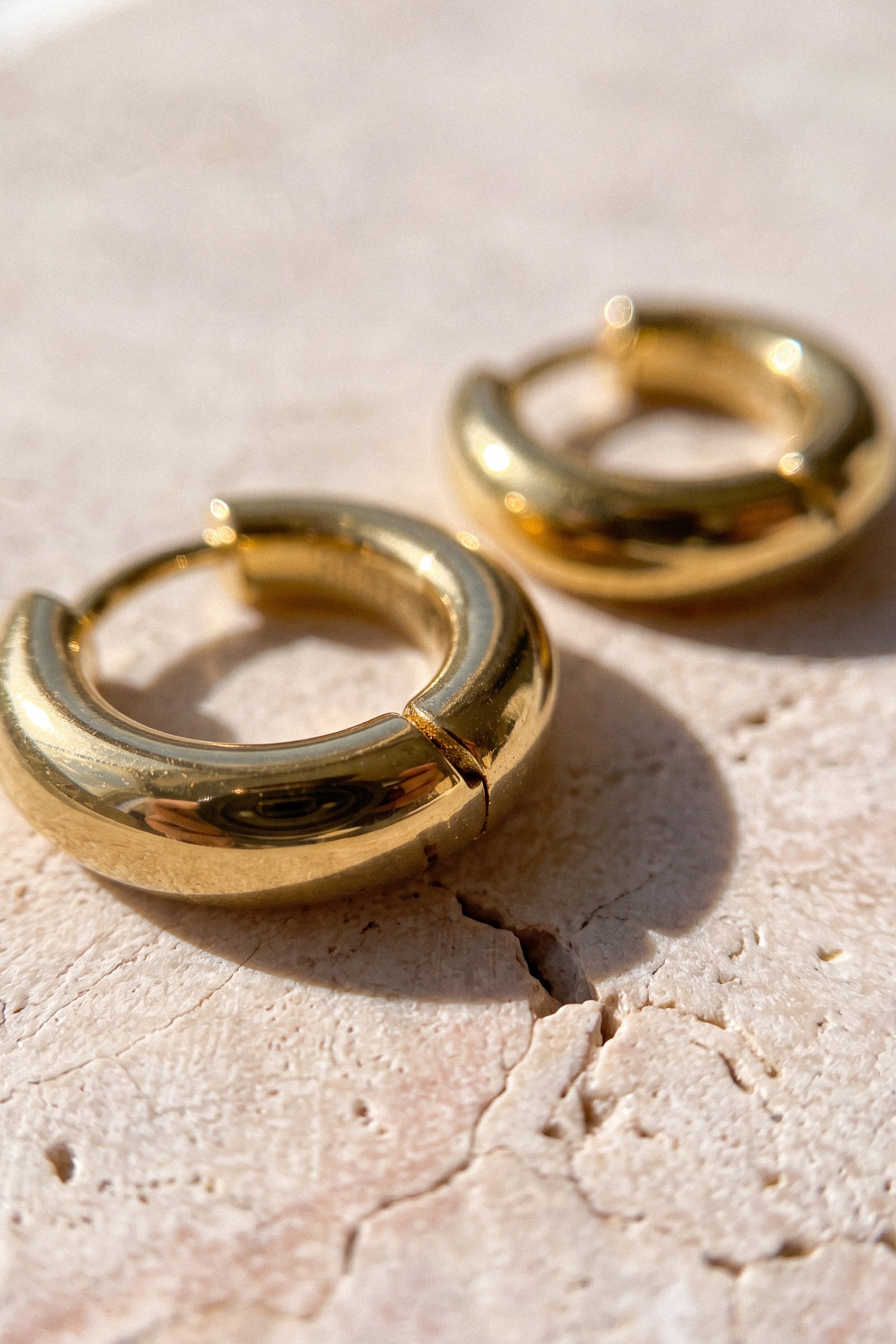 Earrings Circle Mini Gold