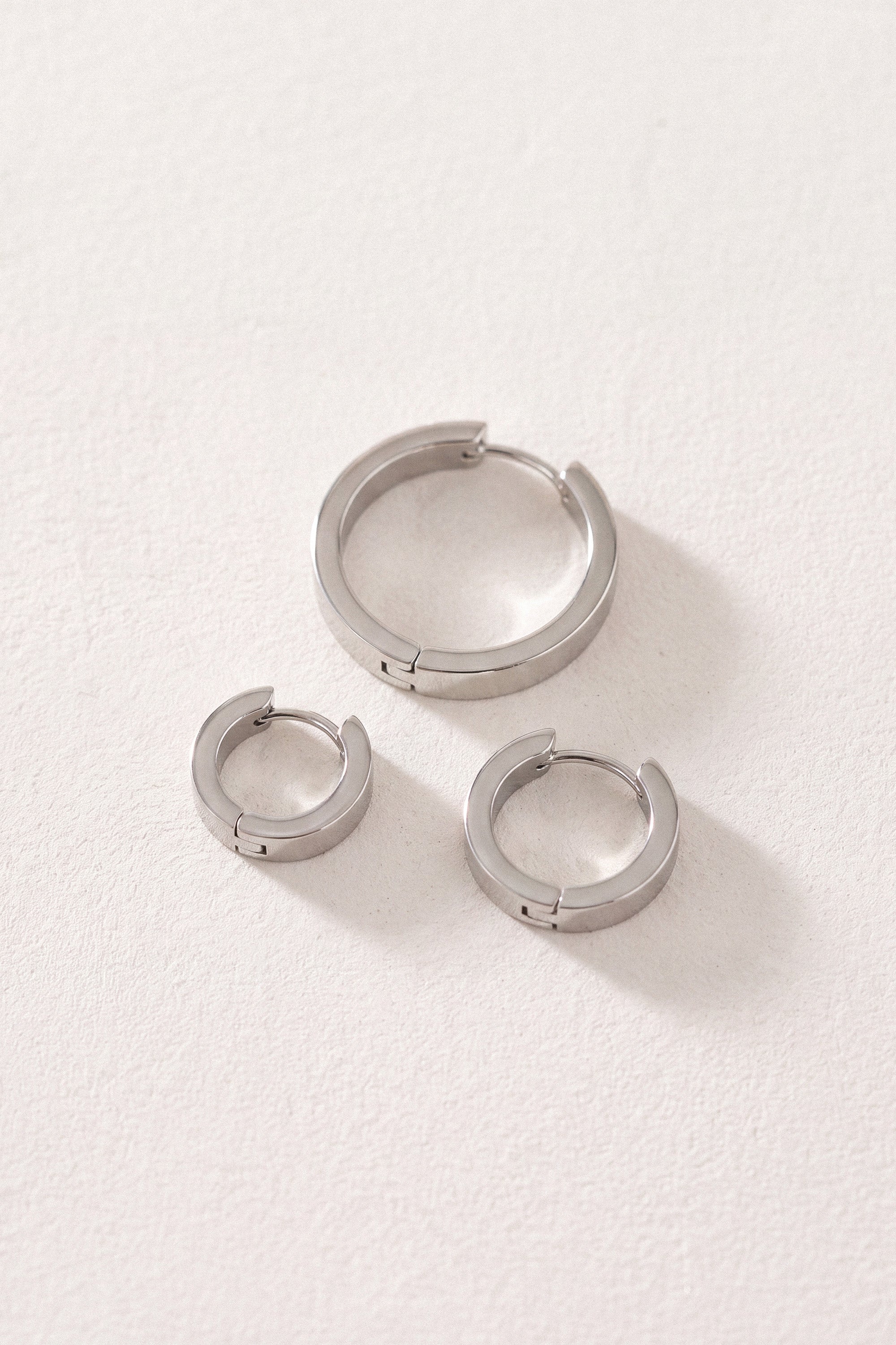 Earrings Hoops Family Silver