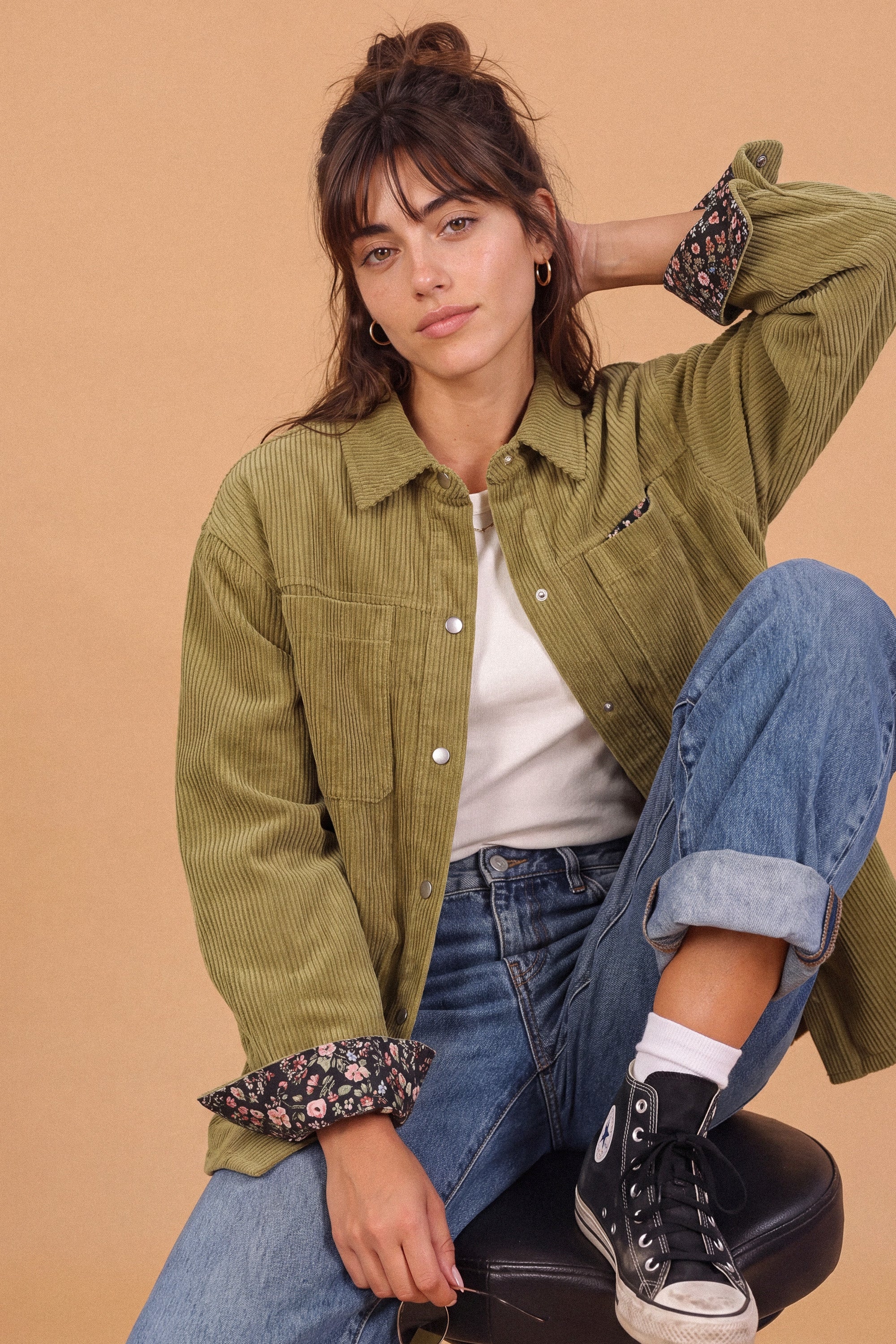 Jacke Calla Oliv