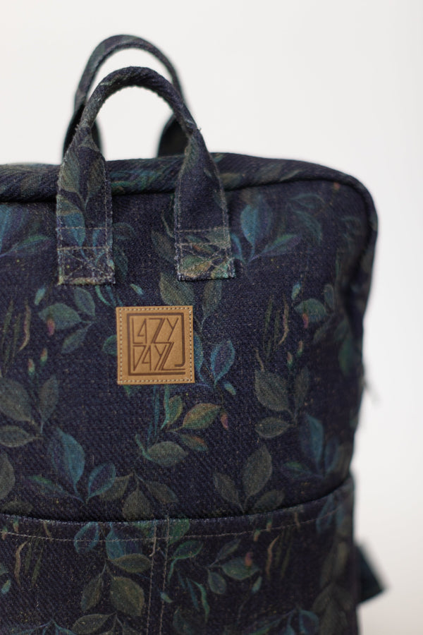 Backpack Alaia Flowers Blue