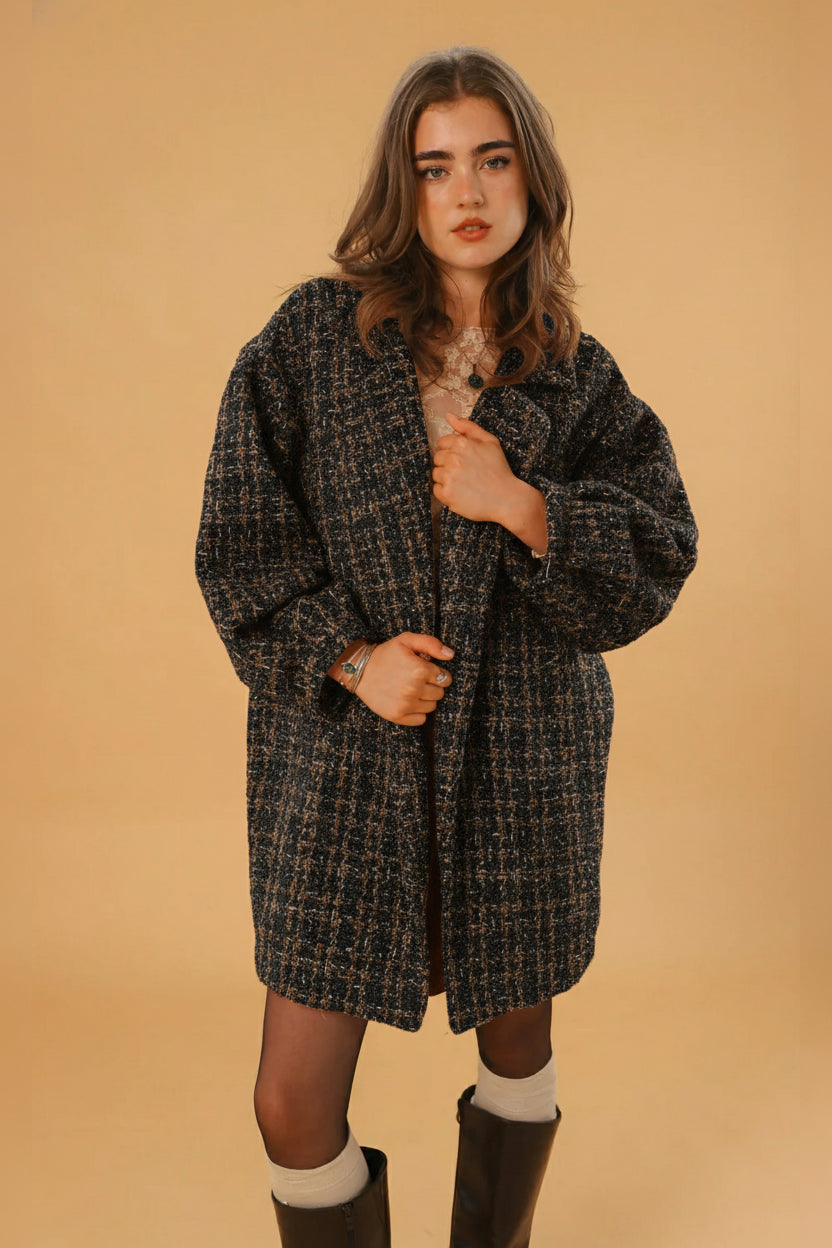Coat Brinley Petrol-Brown