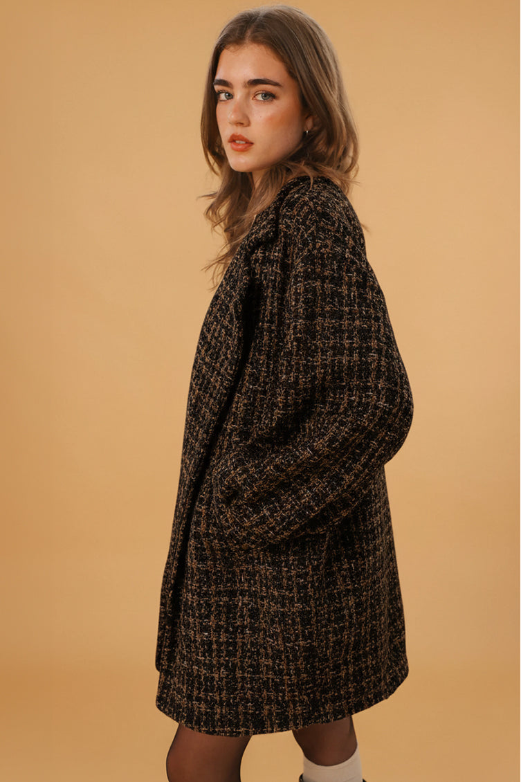 Coat Brinley Petrol-Brown