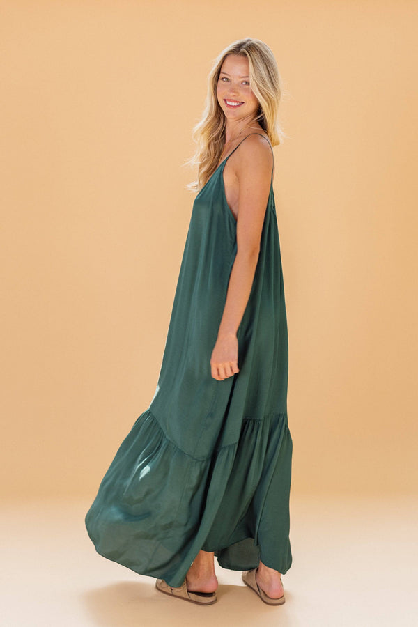 Dress Goddess Emerald Green One Size (XS-L) / Green