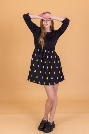 Dress Luiza Black Pineapple