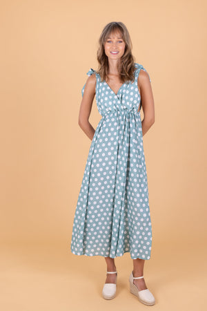 Dress Selene Mint Polka