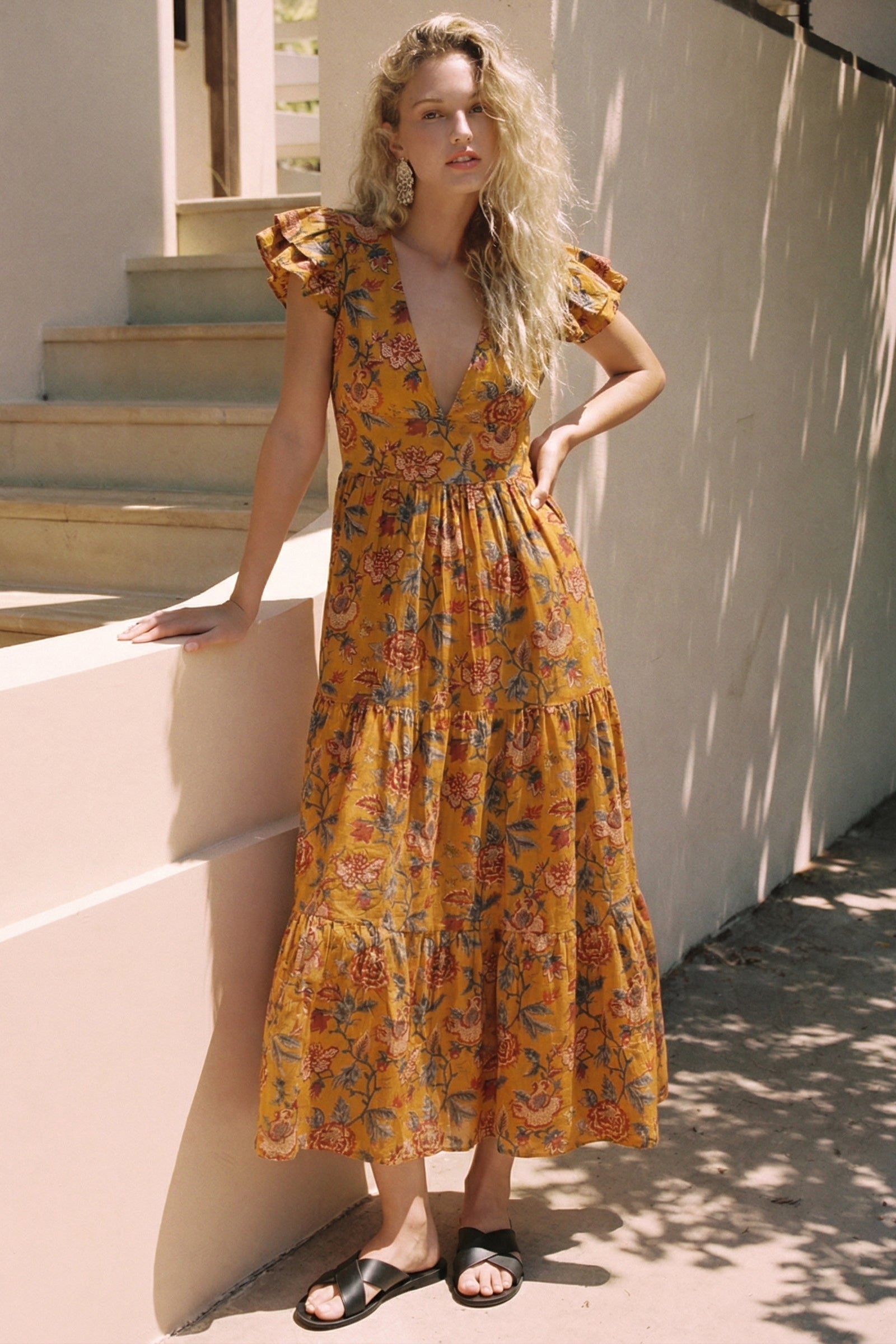 Dress Tati Mustard