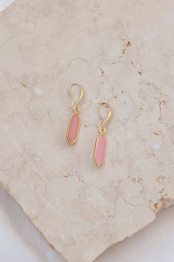 Earrings Illona Coral Orange