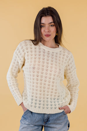 Knit Sweater Briella Cream One Size (S-M) / Cream