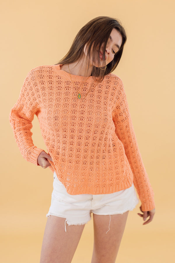 Knit Sweater Briella Orange One Size (S-M) / Orange