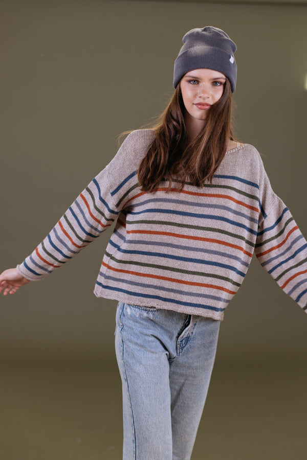 Knit Sweater Robbie Stripes One size (S-M) / Multi