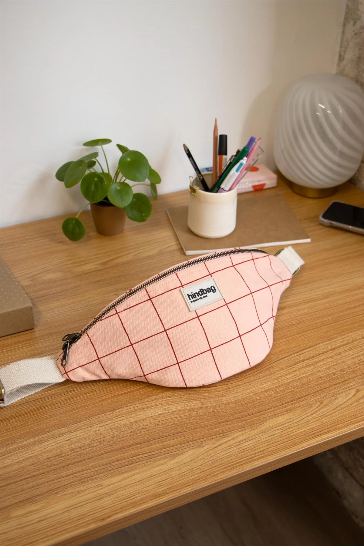 Fanny Pack Olivia Pink Tiles