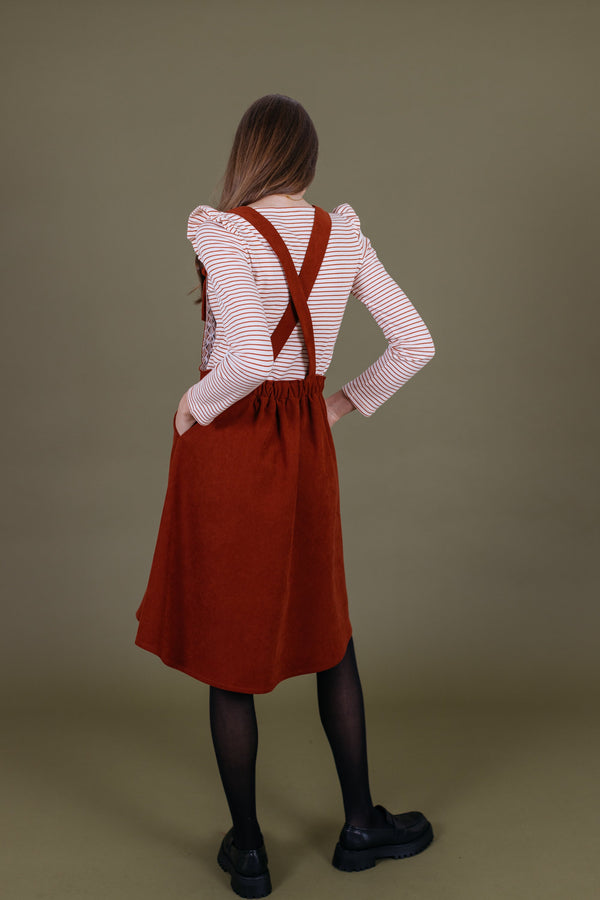 Overall Dress Sibylle Terracotta