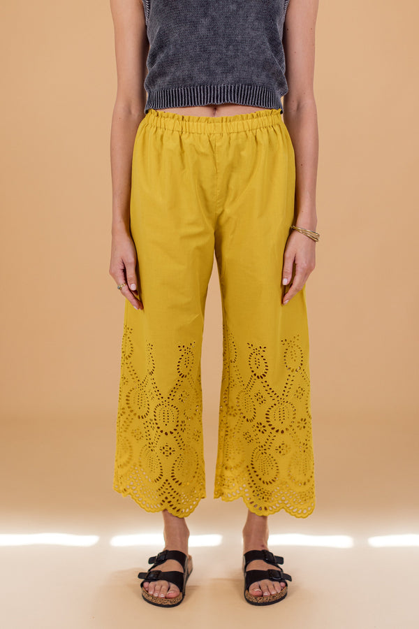 Pants Thelma Mustard.