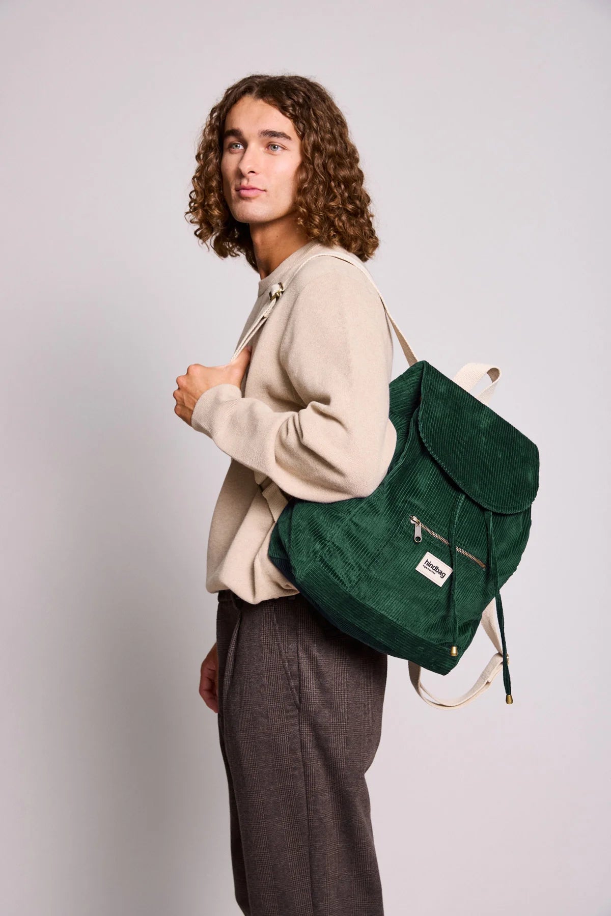 Backpack Eliot Corduroy Green