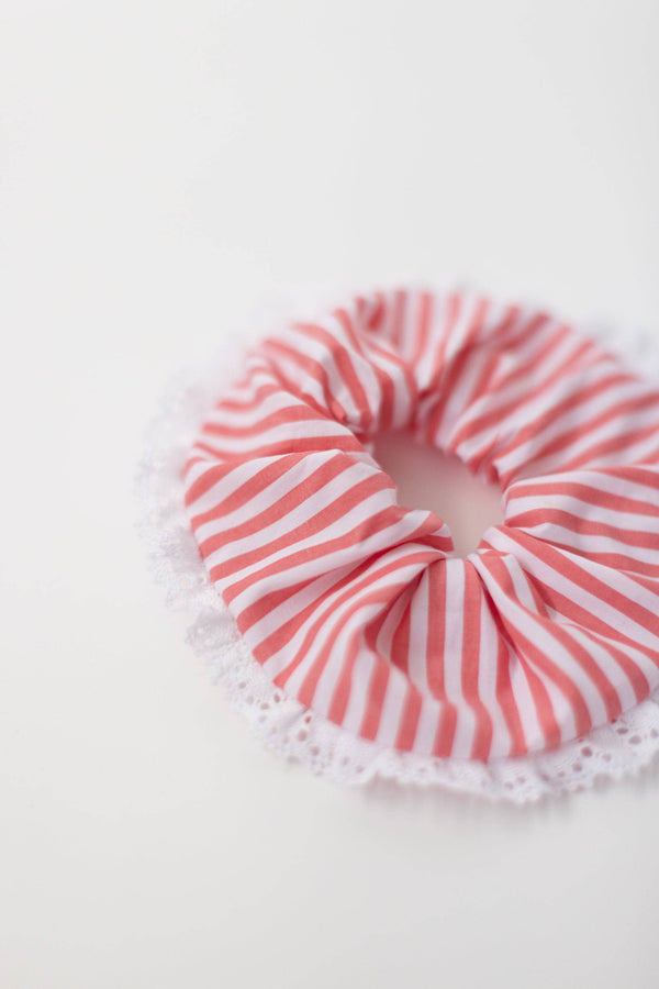 Scrunchie Romie Striped Red