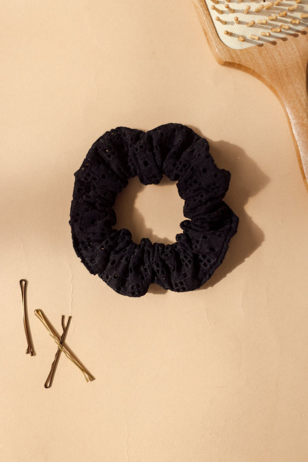 Scrunchie Sorento Black Black