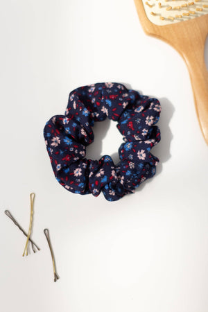 Scrunchie Tara Floral Blue