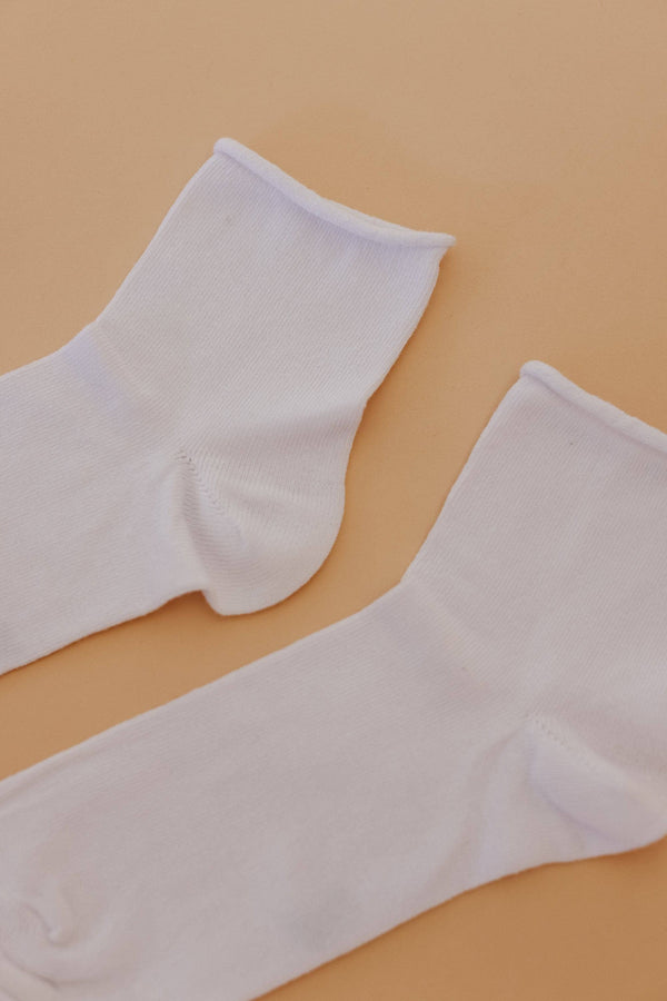 Socks Finley White