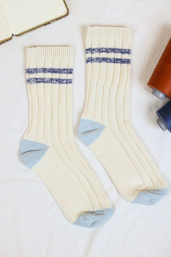 Socks Knit Nook White White