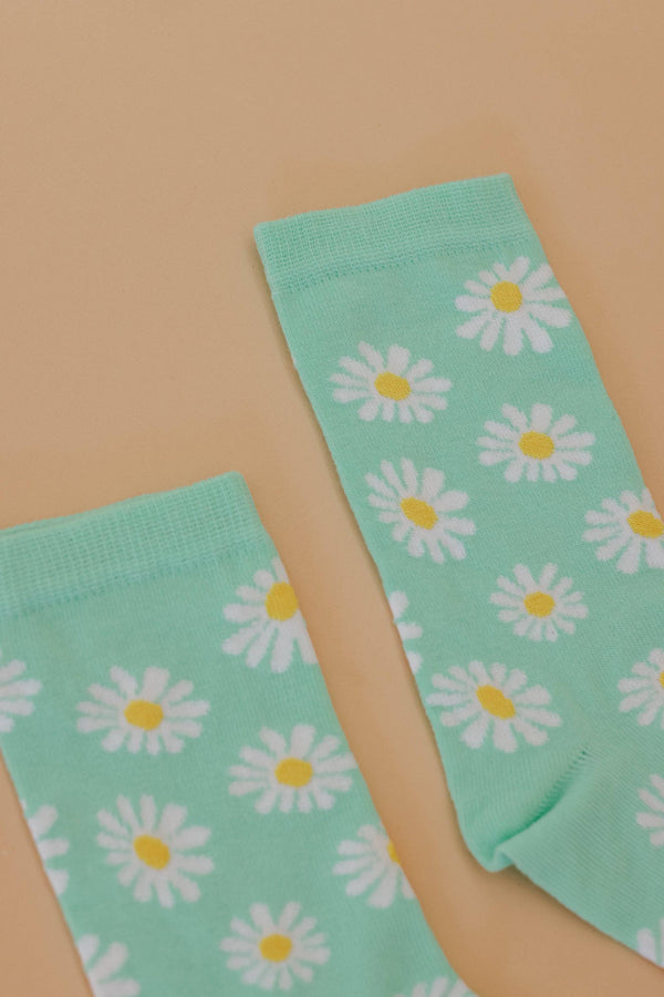 Socks Mint Flowers Mint