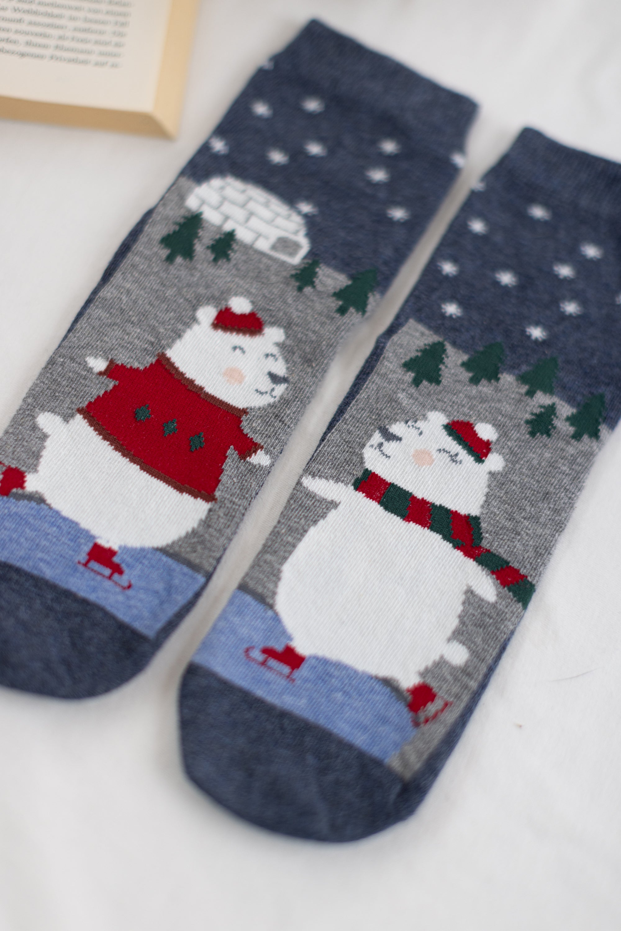 Socks Polar Bears Blue