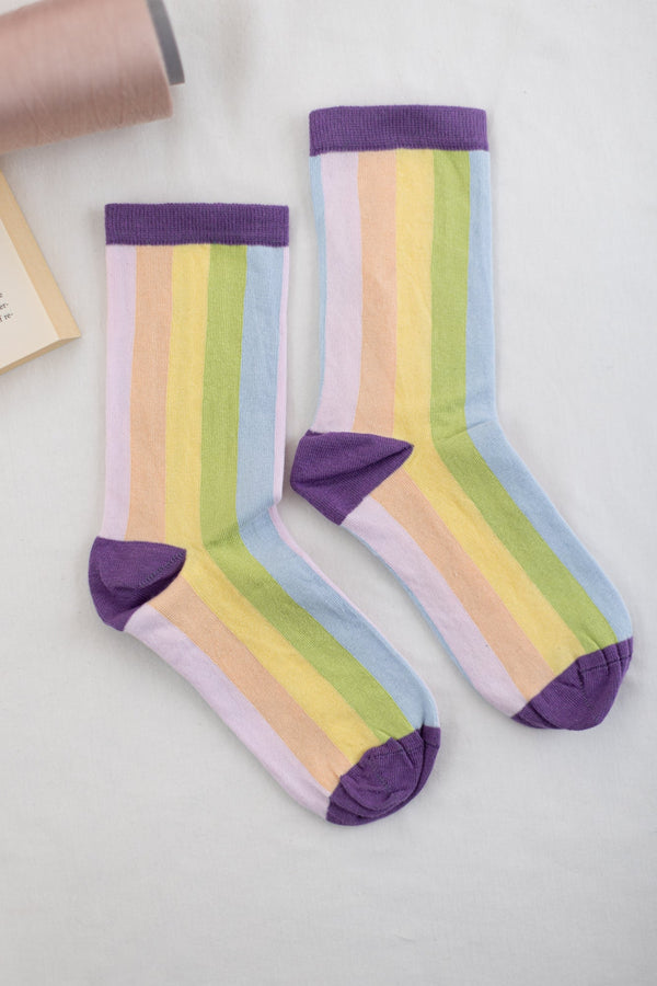 Socks Purple Rainbow Purple