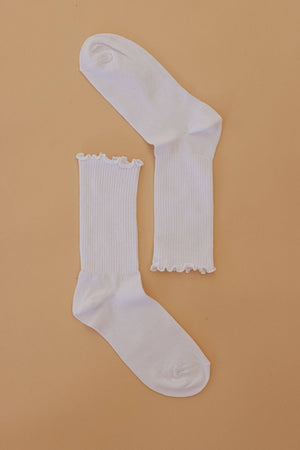 Socks Rafly White White