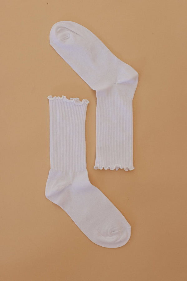 Socks Rafly White White