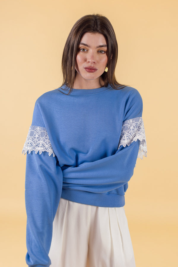Sweater Anahi Sky Blue