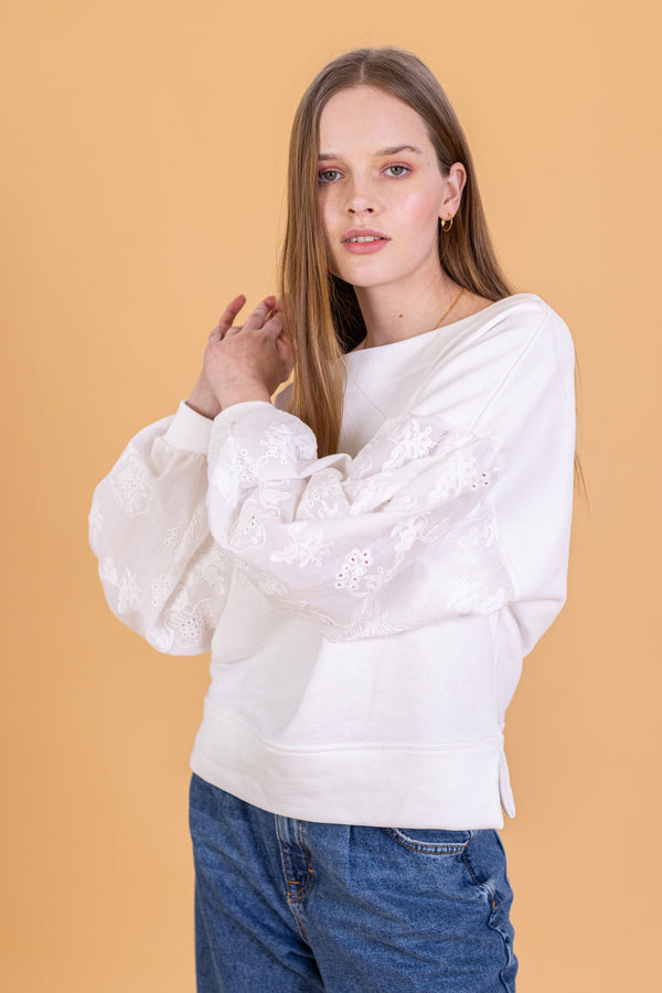Sweater Caelia White