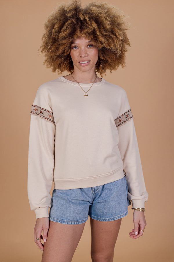 Sweater Merlin Cream Boho.