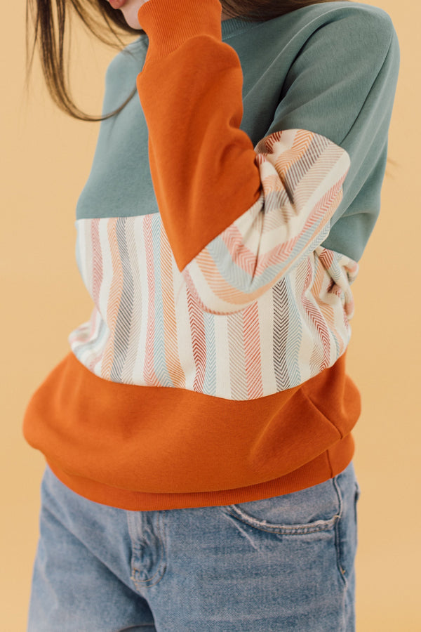 Sweater Mia Mint Candy Stripes