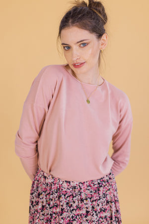 Sweater Pipit Dusty Pink