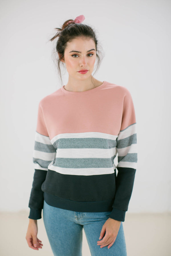 Sweater Mia pink illusion. – SHOKO